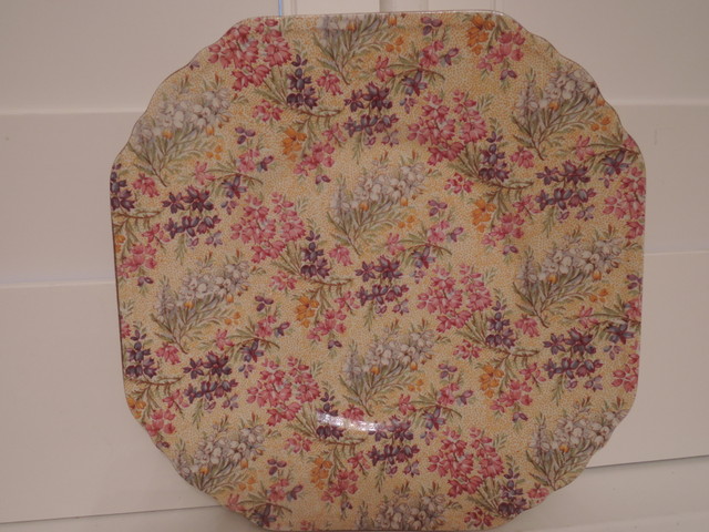 Vintage Lord Nelson Chintz Heather 9" Dinner Plate