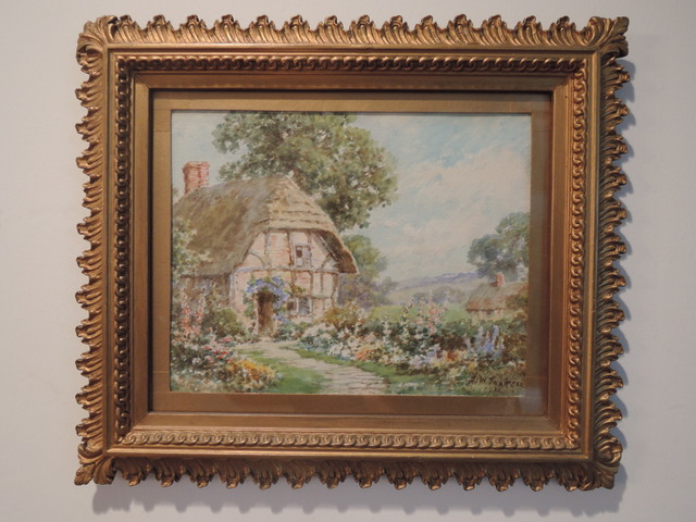 Gilt Framed Signed Dated Watercolor Painting by British Artist J. W. Jackson Early 20th C.