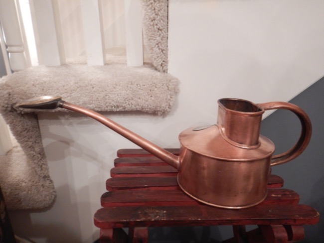 Genuine Haws Copper Watering Can 1 Pint English Garden