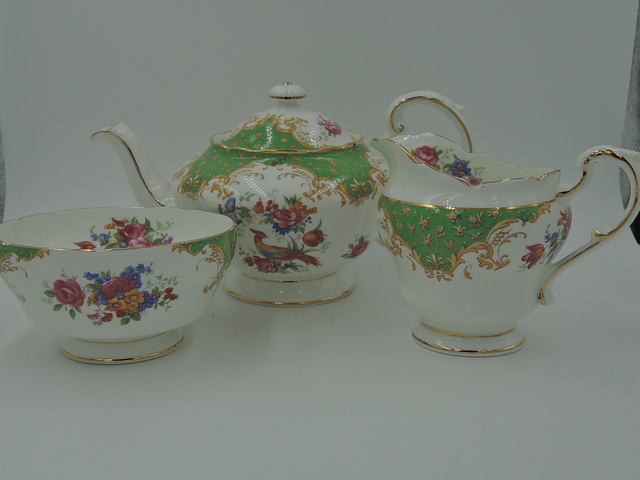 Beautiful Vintage Paragon Rockingham Tea Set w/Teapot Excellent