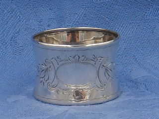 Sterling Silver Euro 860 Ornate Napkin Ring