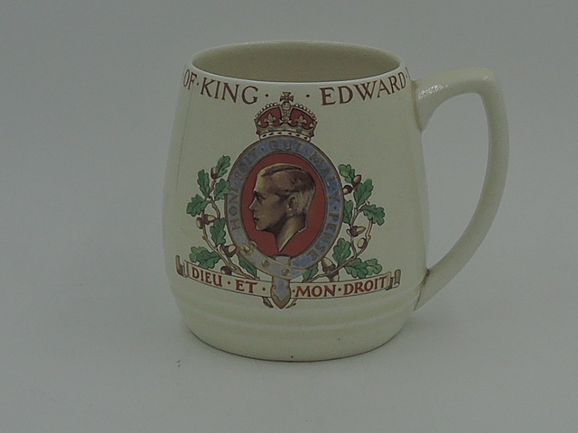 Vintage King Edward VIII Coronation Cup Abdicated Wallace Simpson
