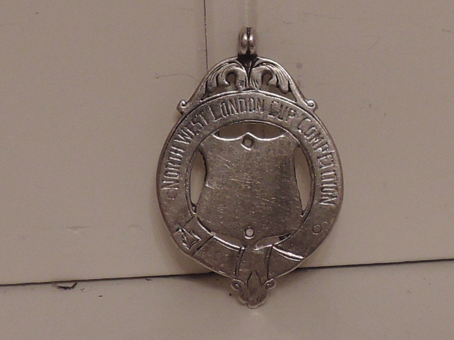 Antique English Sterling Silver Watch Fob London Hallmarked 1914