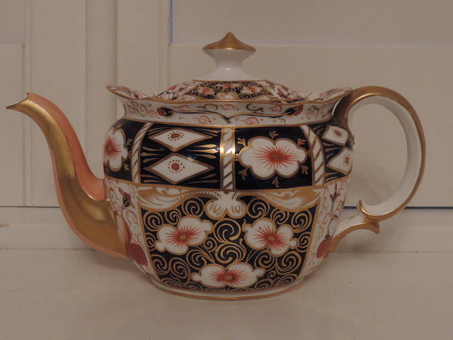 Vintage Royal Crown Derby Imari Teapot #2451