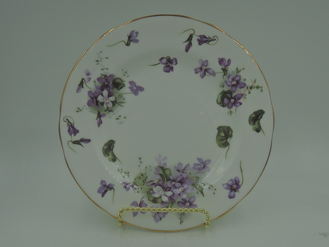 Hammersley Victorian Violets 7" Plate Bread & Butter Bone China