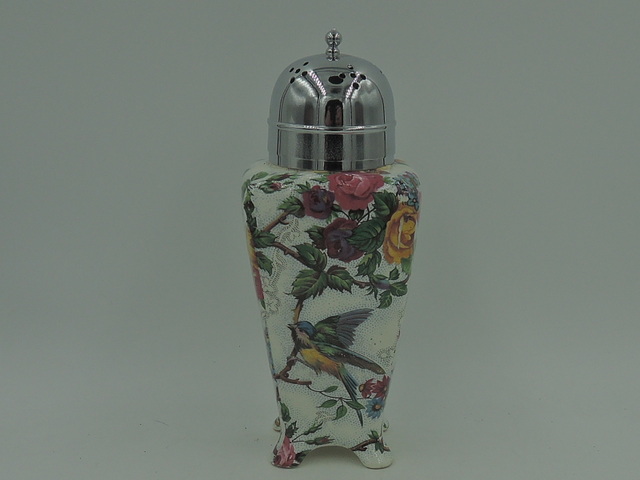 Vintage Midwinter Bird Chintz Lorna Doone Sugar Shaker