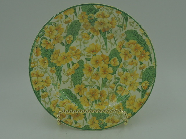Vintage Crown Ducal Ware Chintz Primula Primrose 5.5" Tea Plate Teacup