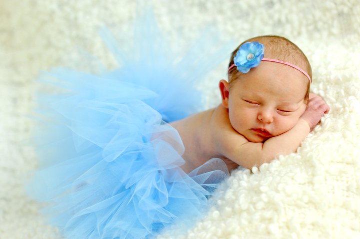 Solid Baby Blue Tutu